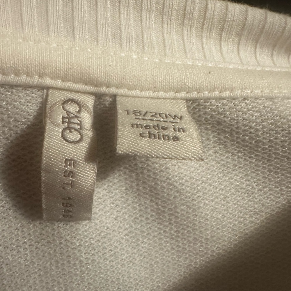 Cato White Knit Top - Picture 2 of 2